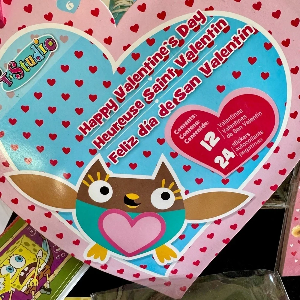 ❤️❤️❤️Studio Pink Valentine cards variety